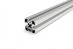 Aluminium profile 50x50 groove 10 B-type